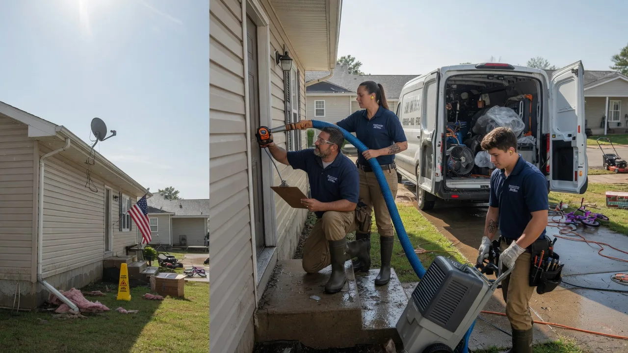 Ceiling Water Damage Restoration in Newburg, ND near me